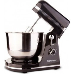 Techwood tmb-366 robot pâtissier - 300W - bol inox d'une capacité de 3,5l - 6 vitesses TEC3760115719514