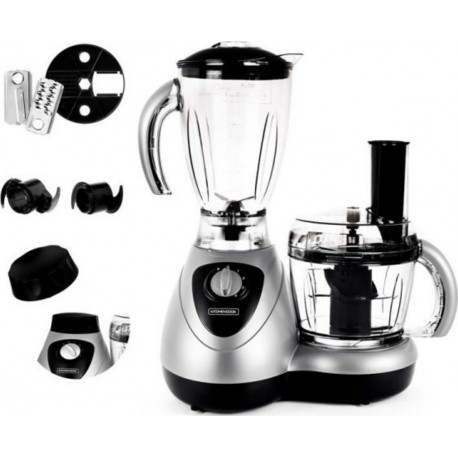 Kitchencook Robot multifonction 500W le_partenaire_xl_silver_black de kitchencook KIT3662738027352