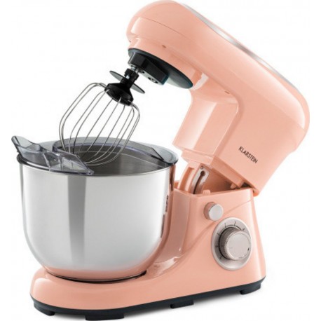 Klarstein bella pico 2g robot de cuisine 1300W 1.7 cv 6 vitesses 5 litres corail TK2-BellaPico2GPink