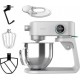 Cecotec Robot pétrisseur cecotec twist&fusion 40000 luxury blanc, capacité 5l,lumière led, 800w