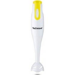 Techwood Mixeur plongeur techwood tmp-7172 - pied anti-éclaboussure - jaune