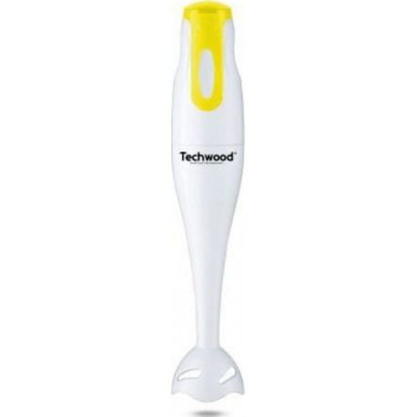 Techwood Mixeur plongeur techwood tmp-7172 - pied anti-éclaboussure - jaune