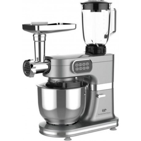 Continental edison robot pâtissier multifonctions - 1000 w - gris CEFM118G