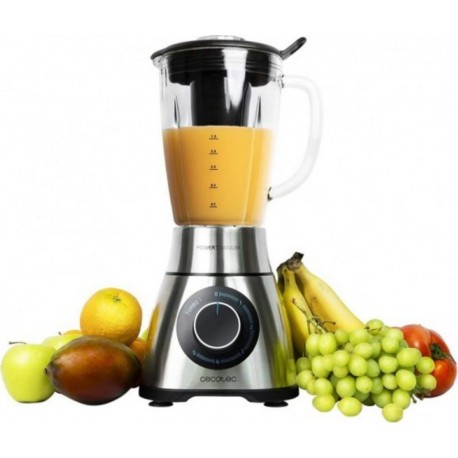 Cecotec Mixeur blender cecotec power black titanium 1300 perfectmix acier, 1300w, capacité 1,8 l