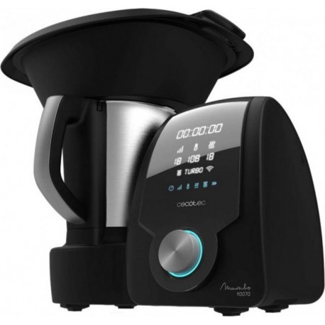Cecotec Robot de cuisine multifonctions cecotec mambo 10070 noir, 30 fonctions, bol en acier inoxydable Mambo 10070