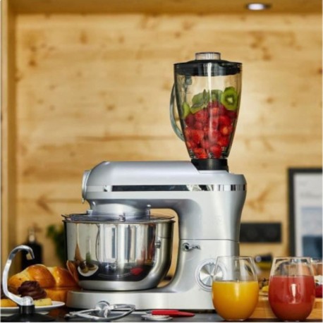 Kitchen move - robot patissier hachoir blender multifonction bat-1518bm - 1500W - bol 5.5l - viper pro - gris acier KIT376009354