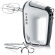 Severin hm3830 batteur électrique : mélange, bat, pétrit - 5 vitesses + fonction turbo, 1 600 tours/min, 2 fouets et crochets… S