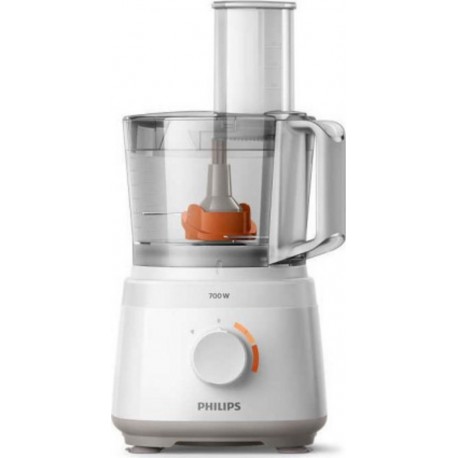 Philips hr7320/00 - robot daily - 700 w - bol 1,5l - 19 fonctions -disque 2-en-1 en inox - 2 vitesses+pulse - blanc PHI871010391