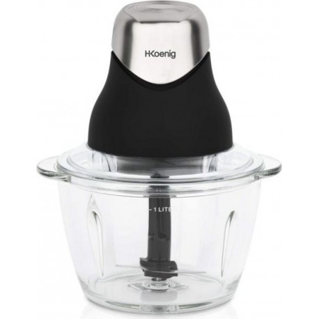H.koenig - mini hachoir électrique, 320 w, 1 litre. - réf. Leo8