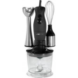 Clatronic sms 3190 - robot inox 200 watt 3 en 1 - hachoir. Mixeur. Batteur