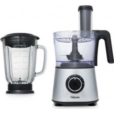 Tristar - mx-4823 - robot multifonction - bol du blender 1,5l - bol hachoir 1,5l - 600W - inox TRI8713016085436