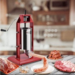 Giantex poussoir à saucisses 3l machine à saucisse vertical remplissage de saucisse avec 4xtubes