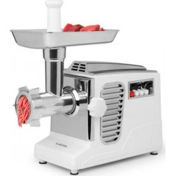 Klarstein kraftprotz hachoir à viande électrique - 2 vitesses - 3 disques perforés - moteur cuivre 700W - blanc OV12-Beefmaker