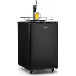 Klarstein big spender single réfrigérateur pour fût à bière avec tireuse intégrée - noir