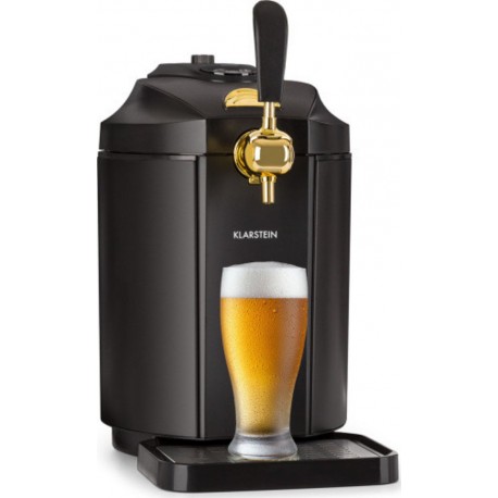 Klarstein skal tireuse à bière & rafraichisseur pour fûts de 5l - inox noir