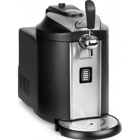 Klarstein beerkules tireuse à bière fûts 5l- refroidissement par compresseur - 120W - noire