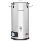 Klarstein maischfest cuve de trempage 5 éléments 1500/3000W - cuve inox 25l - écran lcd touch