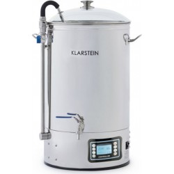 Klarstein kit de brassage de bière maison - cuve à maîche inox - 2500w