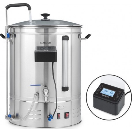 Klarstein Cuve de brassage à bières - klarstein brauheld pro - 3300W 70l 30-100°c - inox