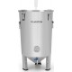 Klarstein gärkeller cuve de fermentation bière & vin - 30l - soupape de vidange de levure - inox 304