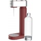 Philips add4902rd - machine a soda rouge finitions chromées + cylindre 425g co² + 1 bouteille pet 1 litre