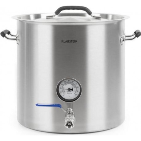 Klarstein brauheld pur 35 cuve de brassage 35 litres pour fabrication de bière maison - inox 304 BRD3-Brauheld pur35L