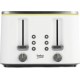 Beko - grille-pain 4 fentes - tam4341w - metropolis - 900 w BEK8690842191398