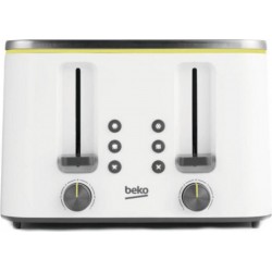 Beko - grille-pain 4 fentes - tam4341w - metropolis - 900 w BEK8690842191398