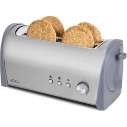 Cecotec Grille-pain cecotec steel&toast acier, 1400 w, double fente