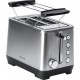 Cecotec Grille-pain cecotec big toast double acier, 2 fentes courtes extra larges, 1000 w