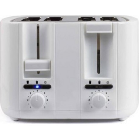 Livoo dod167w grille-pain - 4 fentes - blanc AUC3523930094613