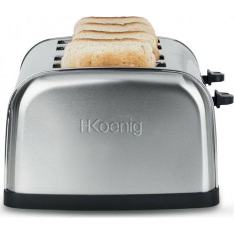 H.koenig tos14 grille pain toaster electrique 1500W 4 fentes