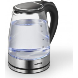 Daewoo dswk30at bouilloire en verre - 1,7 litre - 1500 watt - éclairage led DSWK30AT