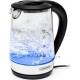 Kitchencook Bouilloire electrique led 1.7l finition inox tea light kitchencook