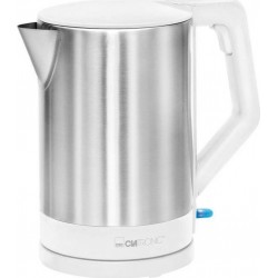 Clatronic Bouilloire clatronic 1,5l wks 3692 (blanc-acier inoxydable)