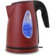 Oneconcept ss17 bouilloire 2200w1,7l effet lumineux rouge