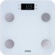 Livoo dom427w - pese-personne impedancemetre - 13 memoires utilisateurs - 180 kg - plateau en verre trempe affichage lcd - blanc