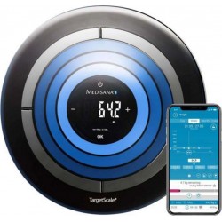Medisana pèse-personne targetscale 3 180 kg noir et argenté