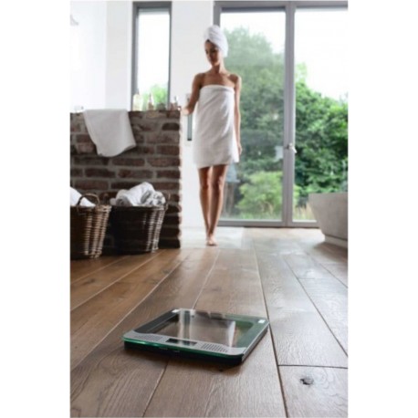 Medisana pèse-personne de salle de bain ps 416 180 kg noir et argenté 427047