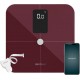 Cecotec Pèse-personne cecotec 10400 fullhealthy vision garnet rouge, bio-impédance, jusqu'à 15 paramètres