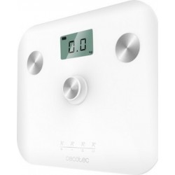 Cecotec Pèse-personne cecotec ecopower 10100 fullhealthy white blanc, en verre trempé, entre 8-180kg