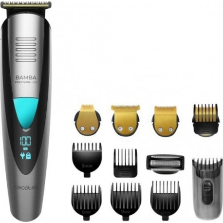 Cecotec Tondeuse à cheveaux cecotec bamba precisioncare multigrooming pro gris, waterproof