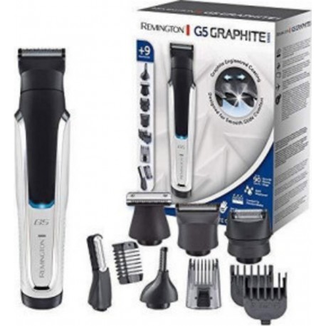 Remington pg5000 tondeuse multifonctions etanche graphite series g5, cheveux, barbe, corps, lames auto-affutées, finitions ch… R