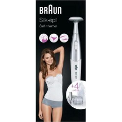 Braun tondeuse bikini 3 en 1 GF1100 - blanc