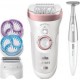 Braun silk epil se9-980 épilateur électrique rechargeable - 40 pincettes - technologie sensosmart - wet & dry BRA4210201190189