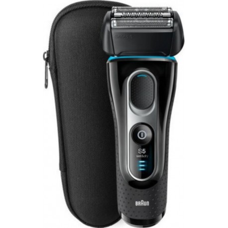 Braun series 5-5145 s rasoir électrique sans fil wet&dry - noir, bleu et chrome BRA4210201175469
