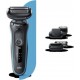 Braun séries 5 50-m1850s - rasoir électrique homme - 3 lames flexibles - systeme easy clean - batterie li-ion- etanche ZMAGCA641