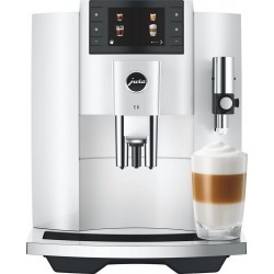 JURA Expresso Broyeur E8 Piano White (EC)