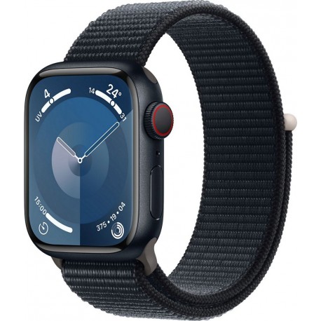 Apple Montre connectée WATCH Serie 9 Cellular 41mm Aluminium/Minuit Loop