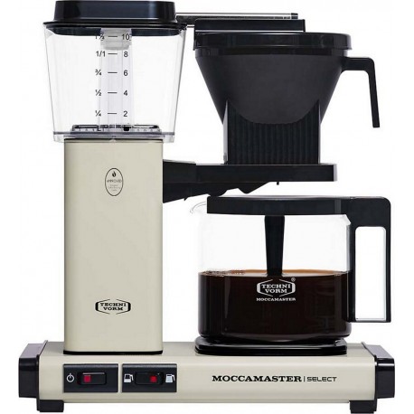 MOCCAMASTER Cafetière filtre Off-white